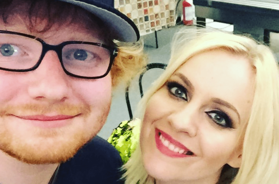 Ed Sheeren and Philippa Hannah