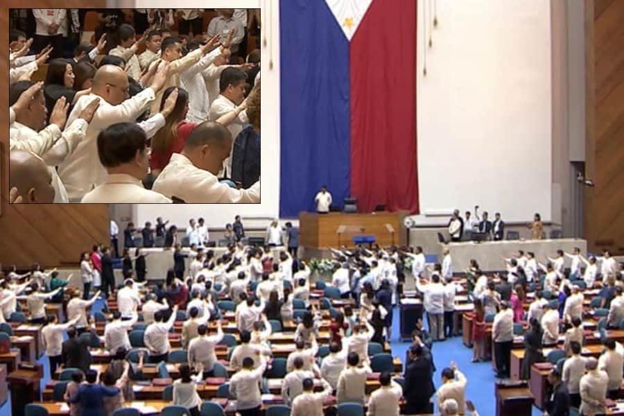 State Of The Nation: Government Officials Gathered To Pray During President Duterte’s Address