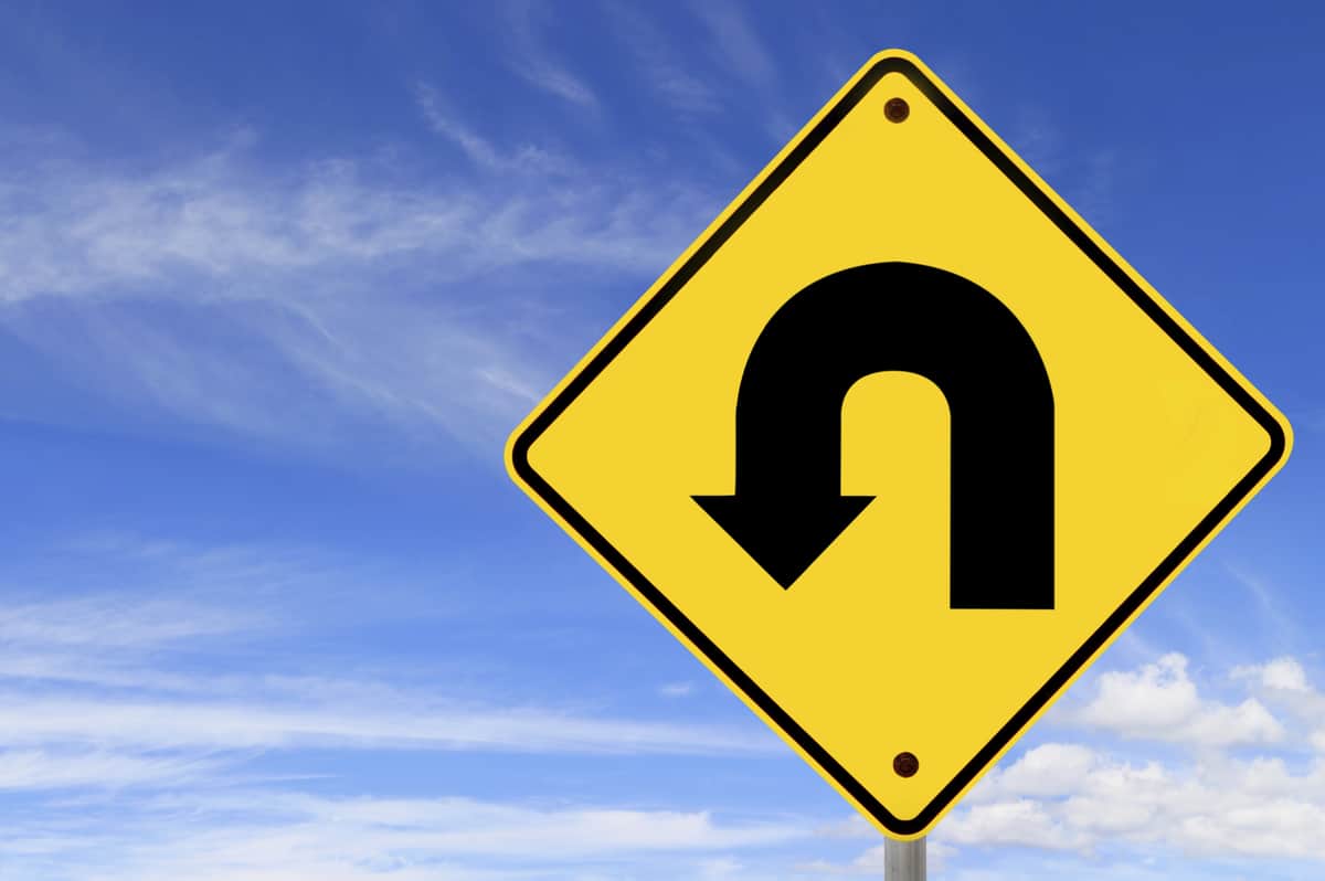 Repentance is turning around