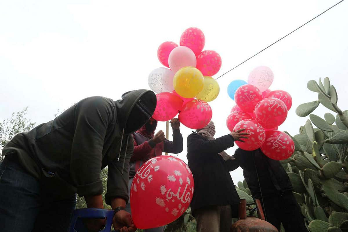 Explosive Balloons Reach Jerusalem Area Christian Learning News