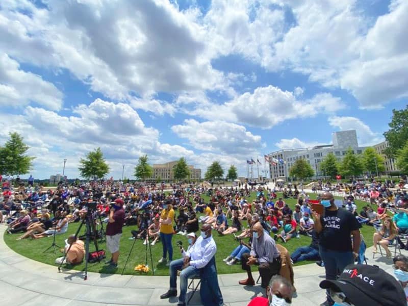 Christians gather for news conference a call to end racial violence