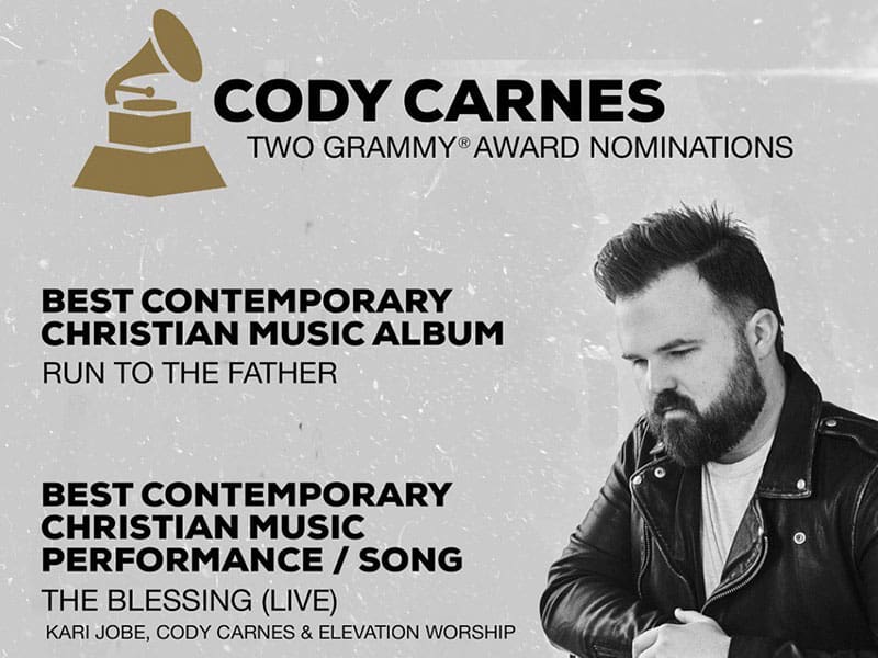 Cody Carnes in GRAMMY Award
