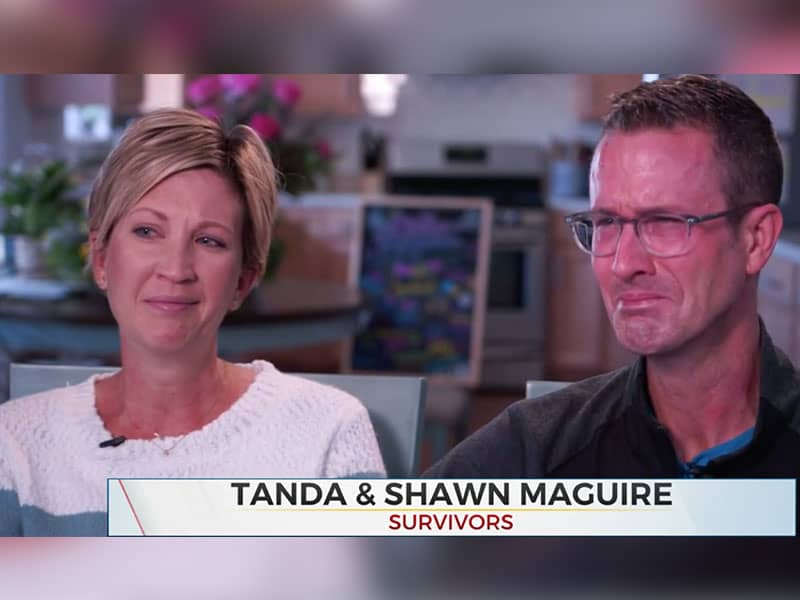 Christian family amidst pain