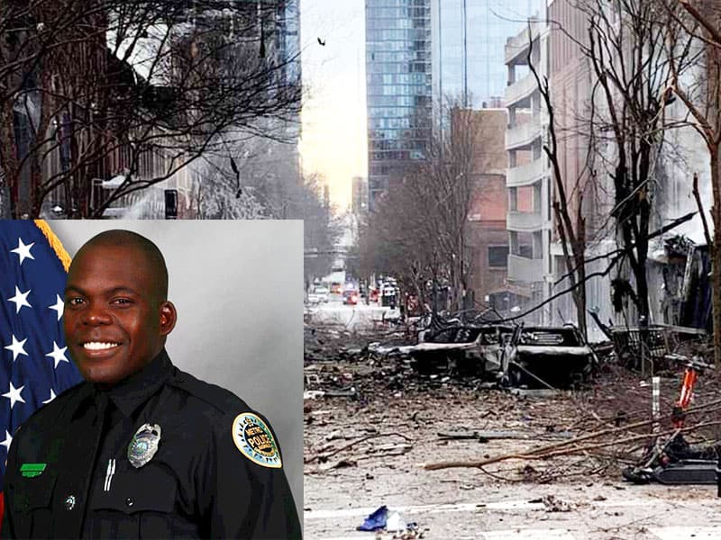 Nashville explosion on Christmas