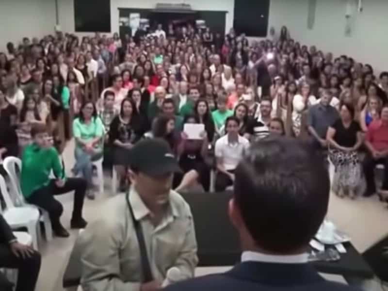 Drunk Beggar Enters A Church And Ask To Sing