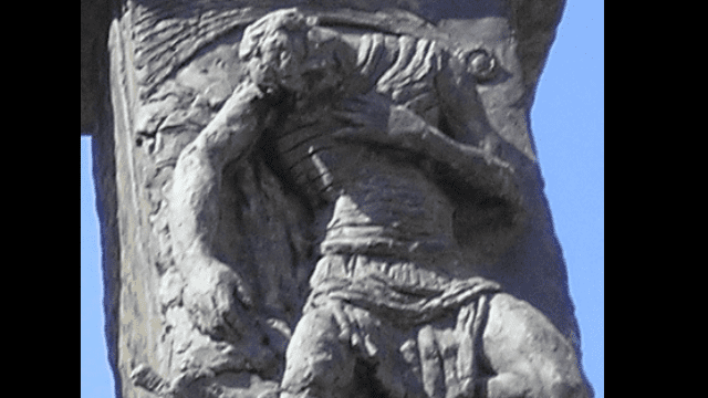 statue of Bar Kochba