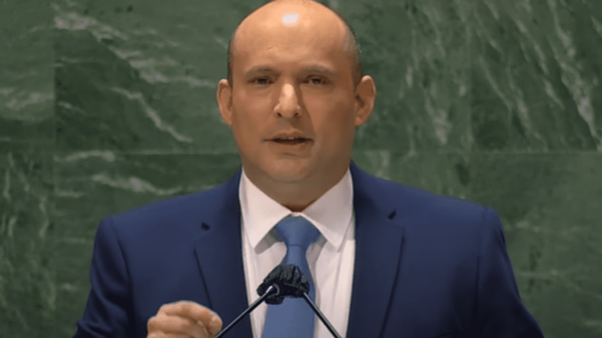 Israel Prime Minister Naftali Bennett at UN