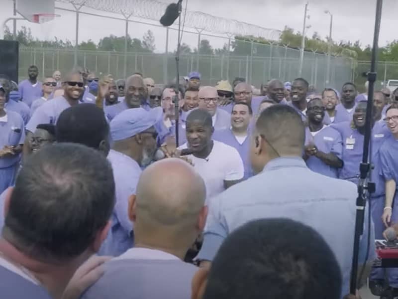 Prison Turns Into Church As Kirk Franklin & Maverick City Lead Inmates