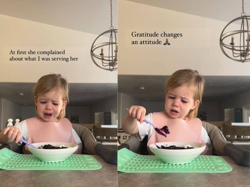 Gratitude changes attitude