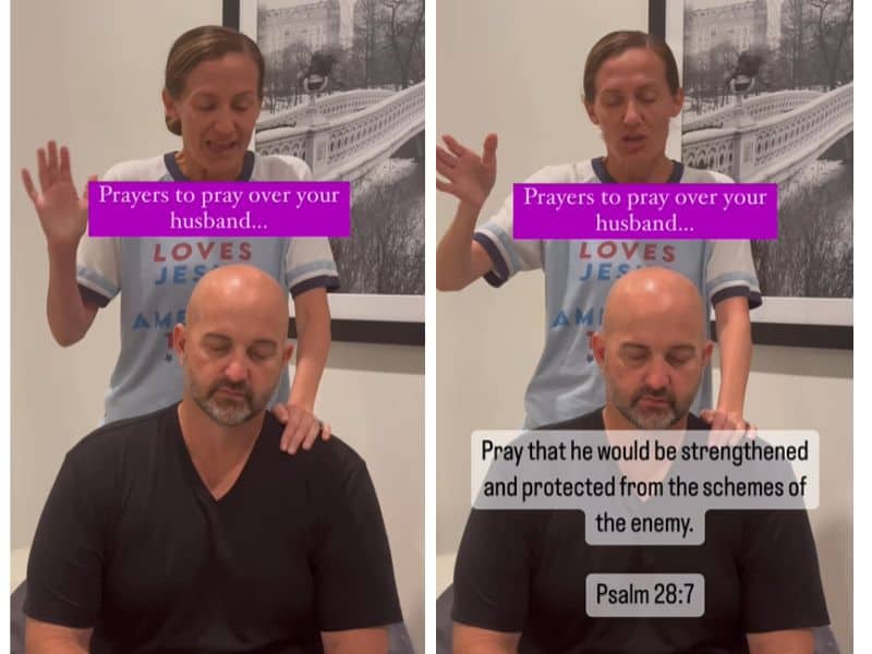 pray over husbands