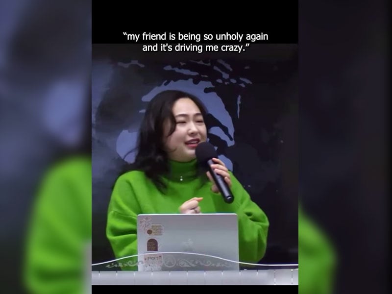 Message about judging others