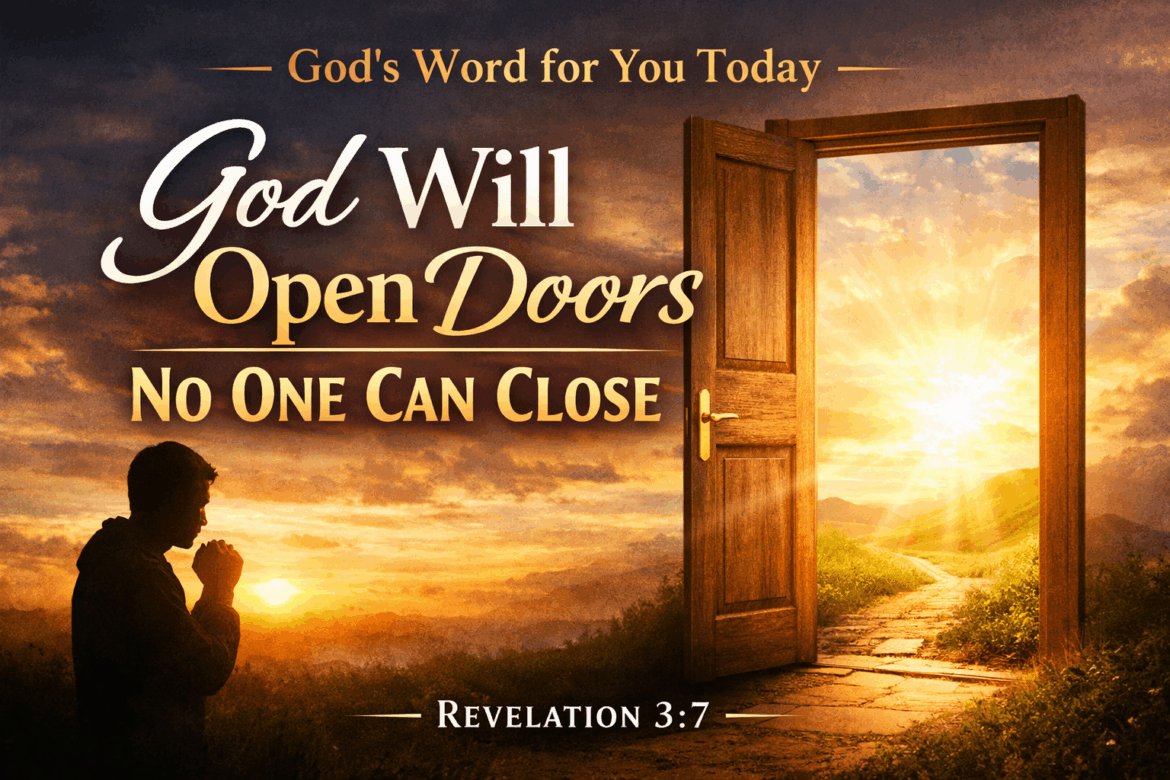 God’s Word for You Today: God Will Open Doors No One Can Close